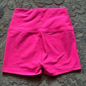 Beyond Yoga Spacedye All For Run Short in Electric Pink